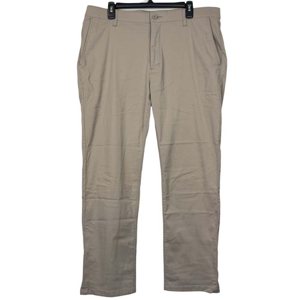 Orvis Out-Of-Office Chinos Mens 38x28 Cotton Nylon Stretch Outdoor Tan 3CJP